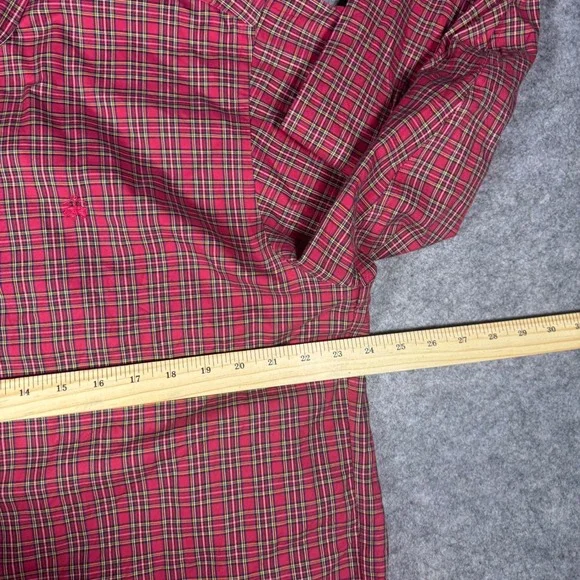 Brooks Brothers Madison Shirt Mens Large Red Plaid Supima Cotton Non-Iron Large - Picture 7 of 10